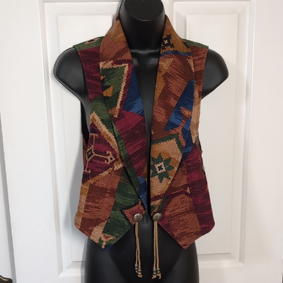 Vintage Sweetgrass Vest Size Small - Picture 2 of 11